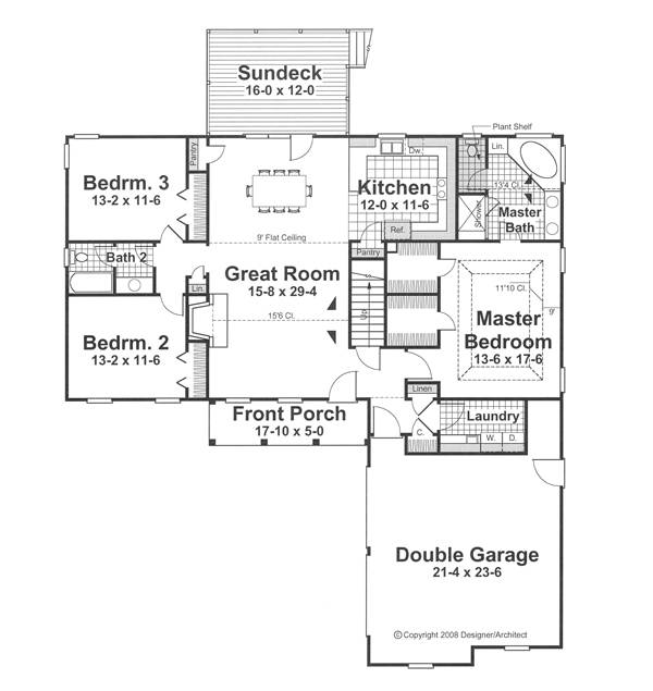 Floor Plan image of OWENS House Plan